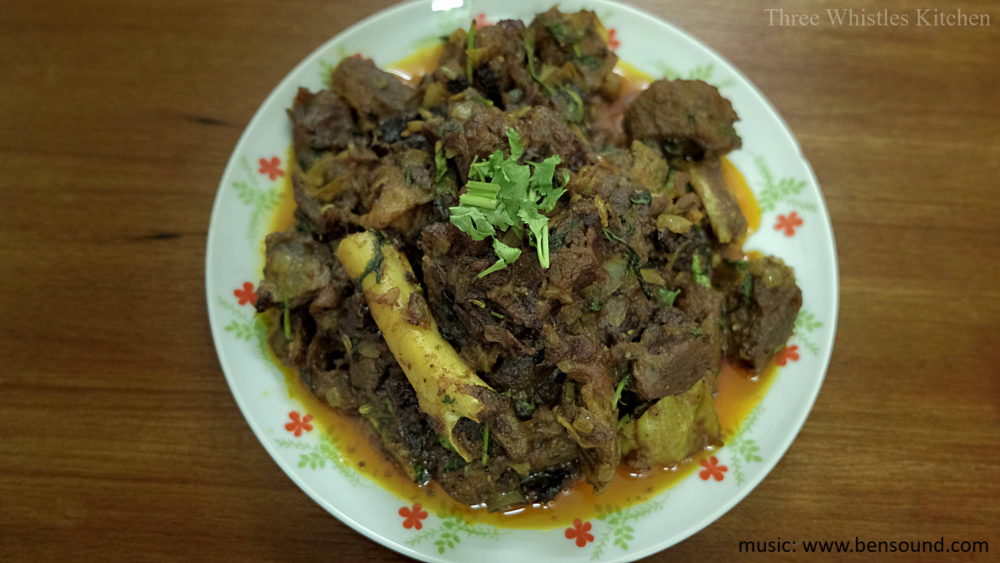 mutton ghee roast serve