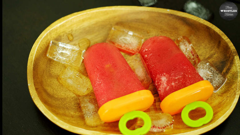 Watermelon Popsicle | Fruit Juice Ice Candy Recipe