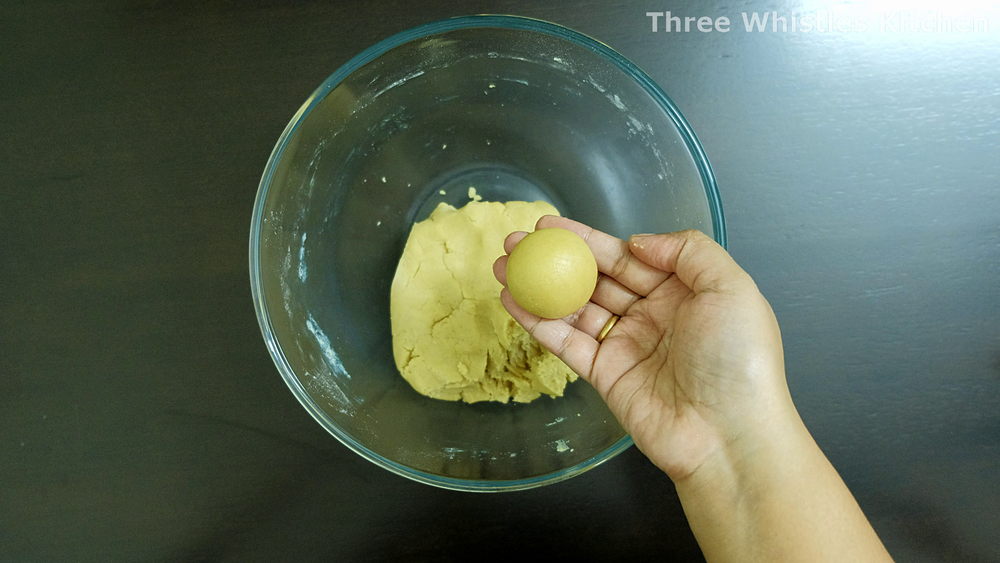 wheat dough ball smooth