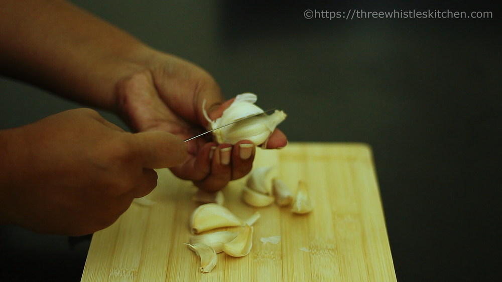 garlic peeling technique