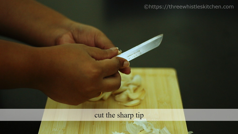 sharp tip