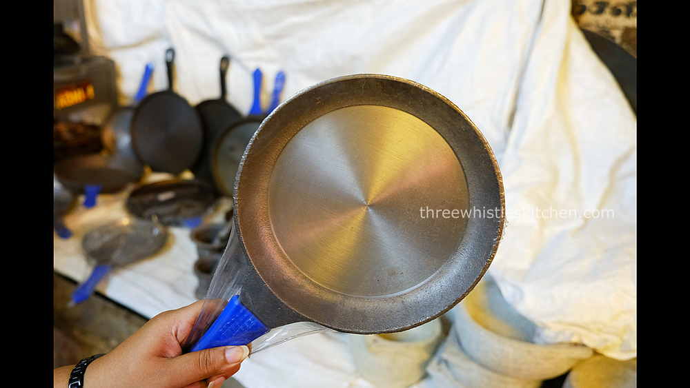 cast iron omelette pan