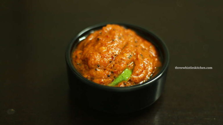 Poondu Chutney | (SPICY & Tangy) Garlic Chutney Side Dish for Dosa, Idli (+ Garlic Cooking Tips)