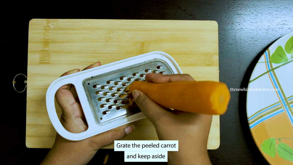 grate the carrot