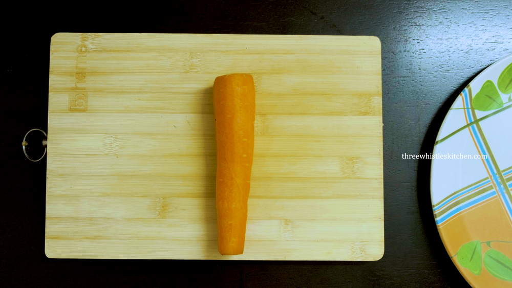 wash the carrot after peeling