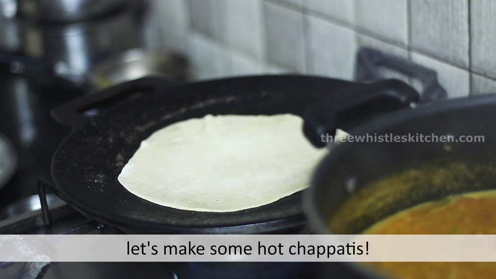 chapati with salna