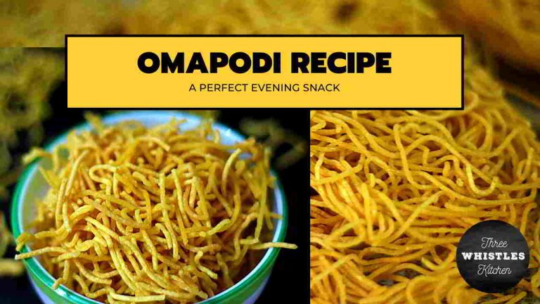 Omapodi Recipe | Plain Sev | (Quick) Diwali Snacks