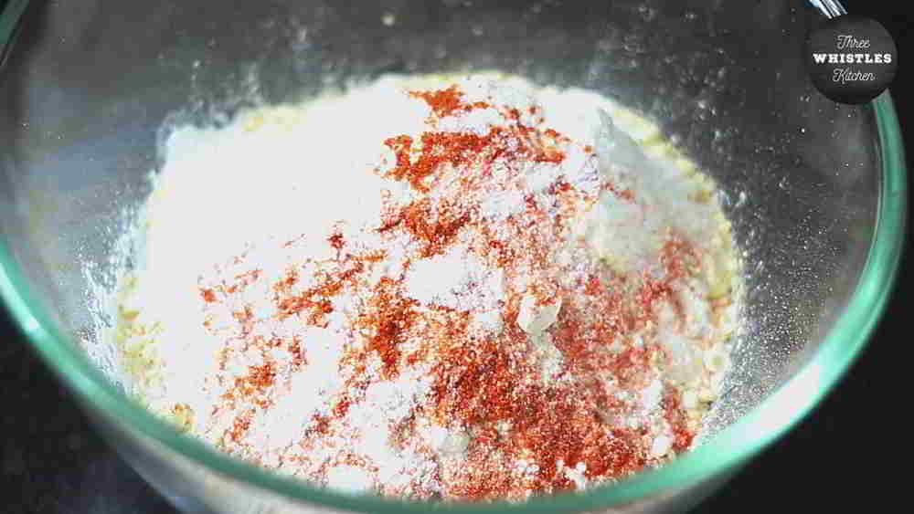 make omapodi dough besan flour